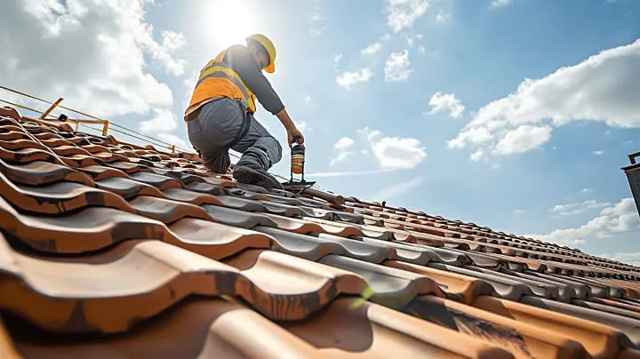 Tile roof installation service